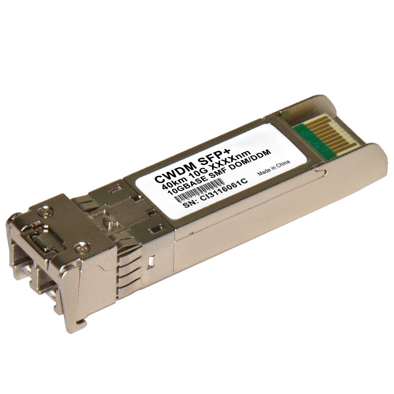 SFP+ 10G CWDM 40km 1270nm~1610nm DDM LC (SFP-10G-ER-CWDM)